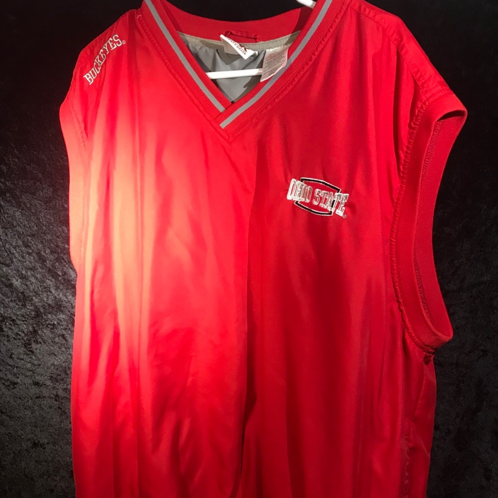 Ohio State Buckeyes Red Coat Vest XXL
